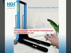 1 tonluk uzaktan taşınabilir küçük teleskopik çatal taşıyıcı satılıyor