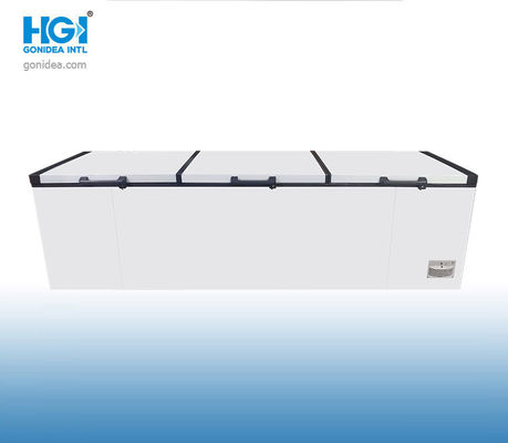 Üç Kapılı Ticari Derin Göğüs Dondurucu 1380 Litre Çıkartılabilir Sepet