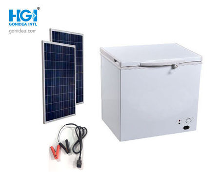 DC12V 24V Güneş Paneli Buzdolabı Dondurucu Taşınabilir CFC Ücretsiz Manuel Defrost