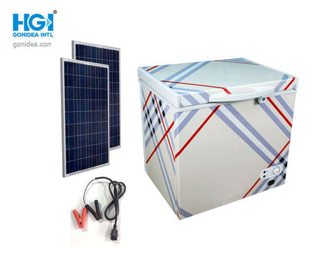 Dış Mekan Şarj Edilebilir Güneş Enerjili Mini Dondurucu 70L 2.5 Cu Ft Göğüs Dondurucu