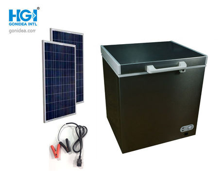 5.3 Cu Ft Güneş Enerjisi Dondurucu Açık Derin Buzdolabı 1C - 10C Büyük Kapasiteli