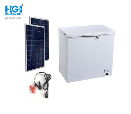 Beyaz DC Powered Thermocool Güneş Dondurucu Üstü Açık 162 Litre 42,5kg