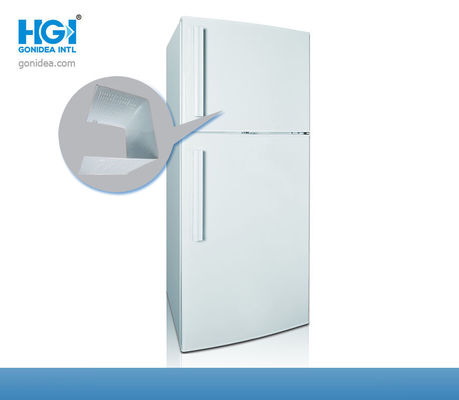HGI 470 Litre 2 Kapılı Üst Dondurucu Buzdolapları 16.5 Cu Ft R134a CE Paslanmaz Çelik