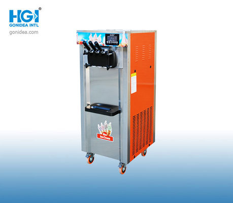 HGI 50Hz 2.8KW Ticari Dondurma Makineleri Dondurulmuş Yoğurt İçin Üç Saplı