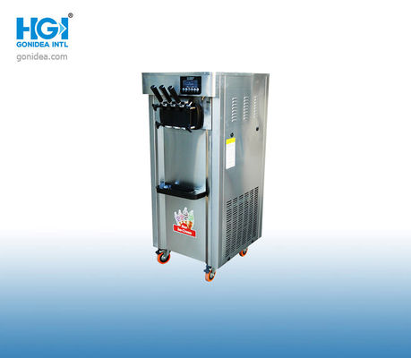 Gonidea Otomatik Yumuşak Dondurma Makinesi İş İçin 3.3KW 36L / H