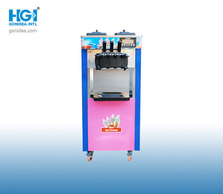 Restoran 2300W Profesyonel Dondurma Makinesi 25L / H Titreşimsiz