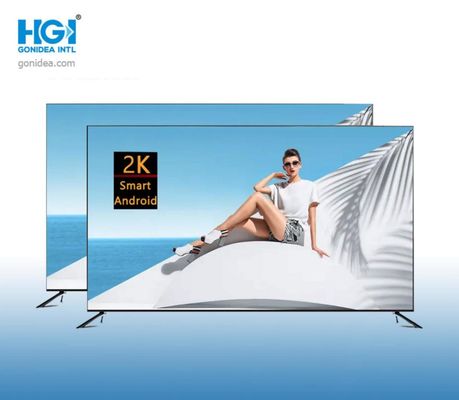 OEM Kenarsız 2K HD LED LCD Ekran TV Yüksek Çözünürlük